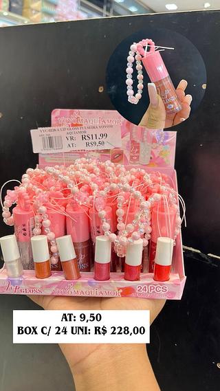 Lip gloss de pulseira ( cores sortidas)