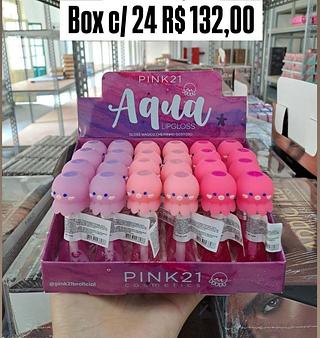Lip gloss Aqua Mágico - Pínk 21- cores sortidos