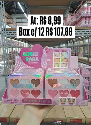 Paleta 3in1 contorno e blush - cores sortidos