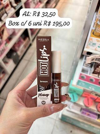 Hot Lips Brown Brown - Efeito Plump