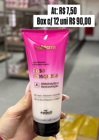 Loção Hidratante corporal Apiderm Rosa Mosqueta 190g