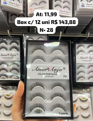 Cílios Postiços Base Transparente