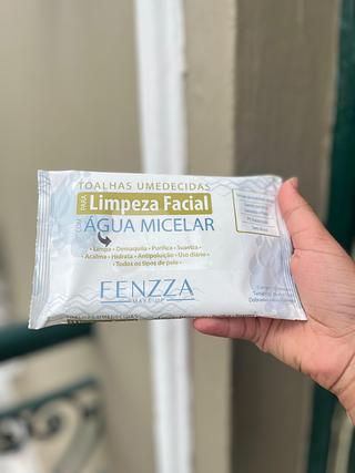 Toalha umedecida Facial Água micelar - Fenzza