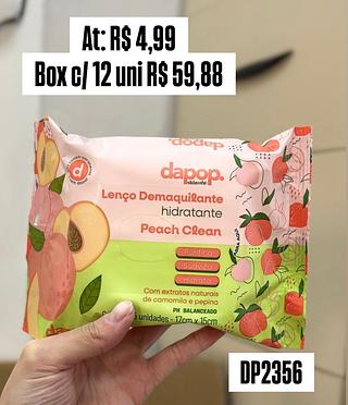 Lenço demaquilante Peach Clean