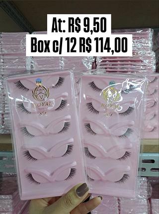 Kit com 5 Cílios Royal F04