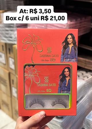 Cílios postiços 1 par F008- Sabrina Sato