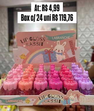 Lip gloss rabbit ( cores sortidos )