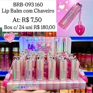 Lip balm com chaveiro bobbi rara