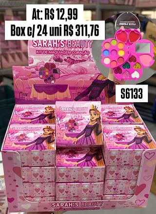 Kit de maquiagem coração