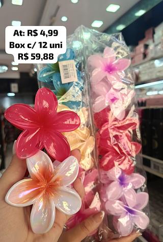 Presilha de flor unitária