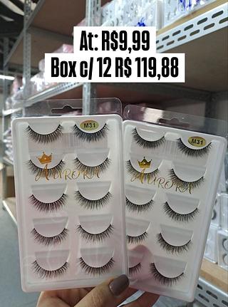 Kit com 5 Cílios Aurora m31