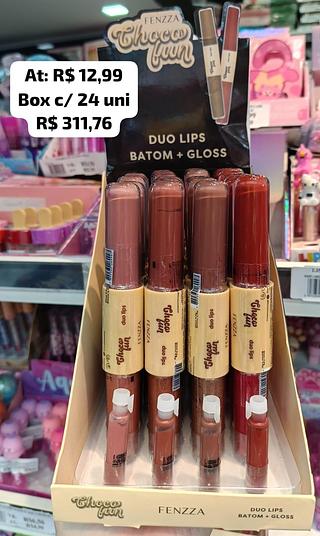 Duo Lips Batom + Gloss Chocofun
