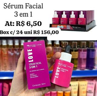 Sérum facial 3 em 1 - Max Love