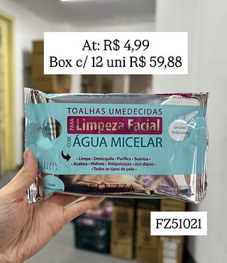 Lenços Umedecido Àgua Micelar Fenzza