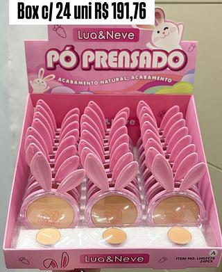 Po compacto formato de coelho ( COR SORTIDOS )