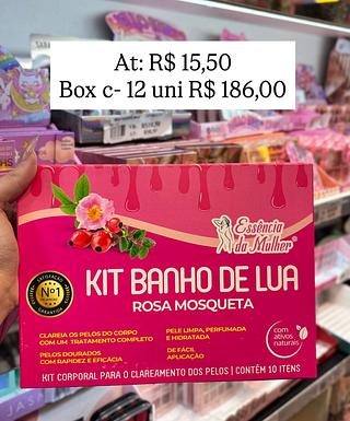 Kit banho de lua rosa mosqueta