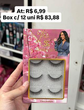 Cílios postiços 3 pares F013 - Sabrina Sato