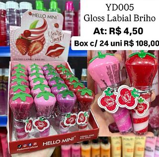 Gloss labial brilho ( CORES SORTIDOS )