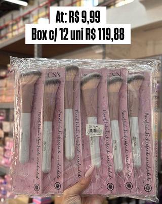 Pincel kabuki chanfrado arredondado - CSN