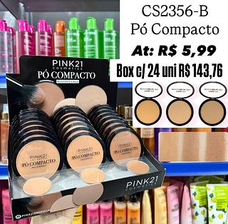 Pó Compacto Facial Grupo Medio Pink 21 ( somente box )