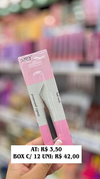 Pinça para extensão de cílios