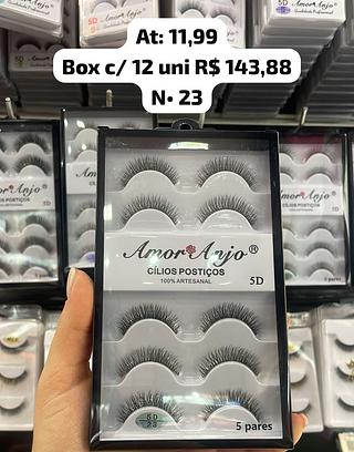 Cílios Postiços Base Transparente