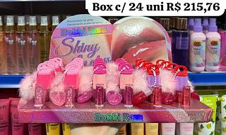 Lip gloss com chaveiro 2 em 1 - cores sortidos