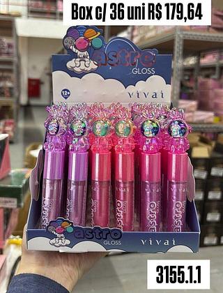 Lip gloss astronauta - Vivai - cores sortidos