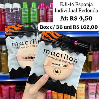 Esponja individual redonda para po - Macrilan