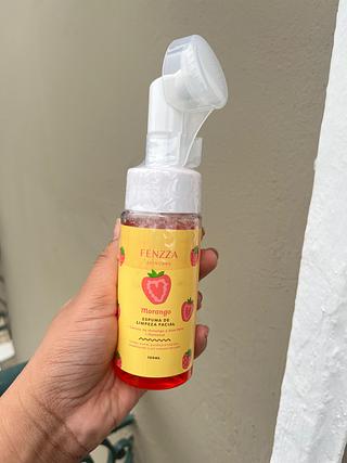 Espuma de limpeza facial Morango - Fenzza