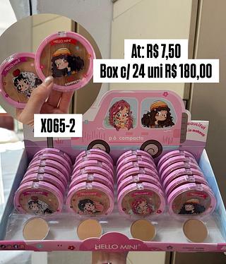 Pó compacto bonecas ( cores sortidos )