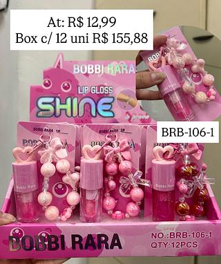 Lip gloss chaveiro shine - ( cores sortidos )