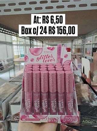 Lip gloss glitter Lover - Pink 21