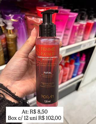 Iluminador corporal desodorante irresistivel