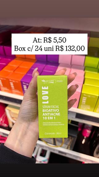 Serum facial Bioativo antiacne 10 em 1 max love