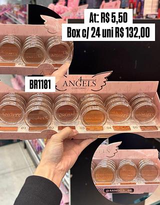 Paleta de contorno e bronzer ( cores sortidos )