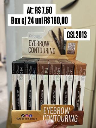 Caneta para sobrancelhas eyebrow - Febella ( cores sortidos )