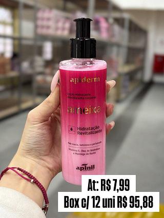 Loção Hidratante corporal Apiderm Ameixa 180g