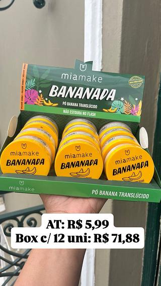 Pó banana translúcido - Mia Make