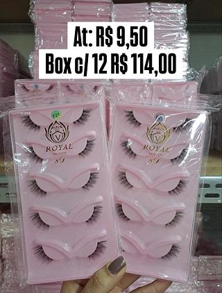 Kit com 5 Cílios Royal F21