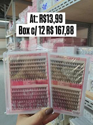 Cílios tufinho Aurora 14mix