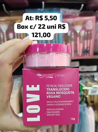 Pó Facial Translúcido Rosa Mosqueta