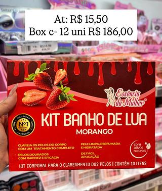 Kit banho de lua morango