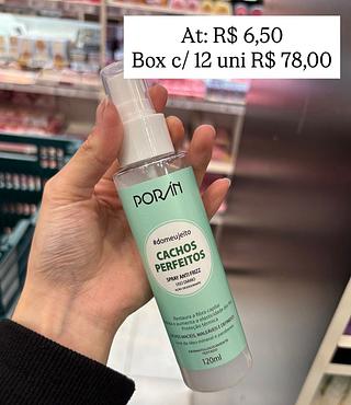 Cachos perfeitos spray anti frizz poran