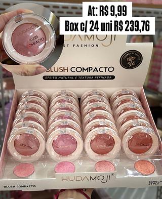Blush compacto efeito natural ( cores sortidos )