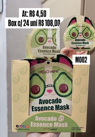 Máscara facial abacate