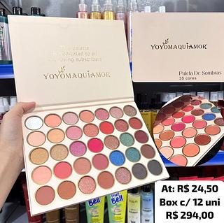 Paleta de sombras 35 cores