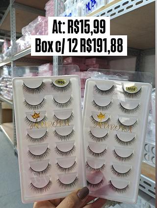 Kit com 7 Cílios Aurora m06
