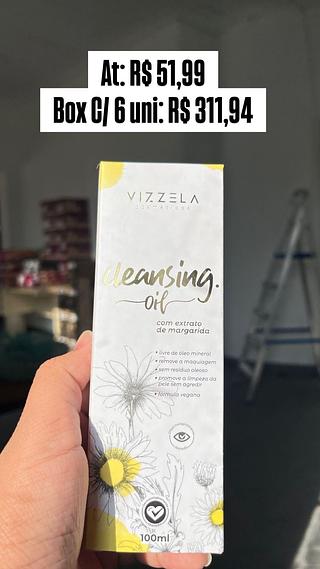 Cleansing oil com extrato de margarida - Vizzela