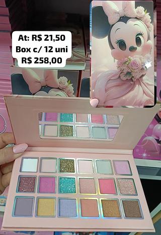 Paleta de sombras Minnie Noiva